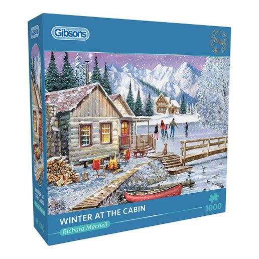 Gibsons Games Inc - Winter at the Cabin 1000 Piece Jigsaw Puzzle