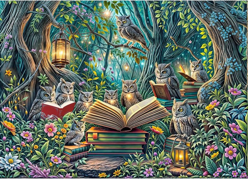 Magic Owl 1000 Piece Puzzle