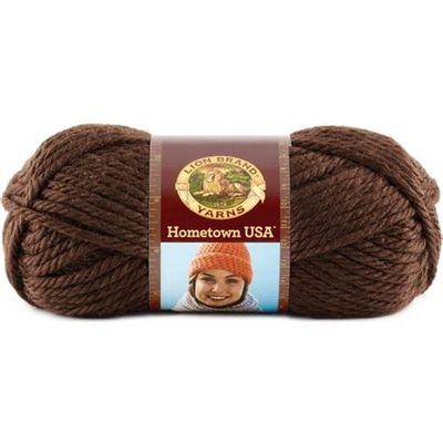 Hometown USA Billings Chocolate Yarn 5oz