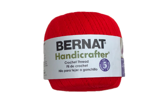 Bernat Handicrafter, Perfect Red, Crochet Thread