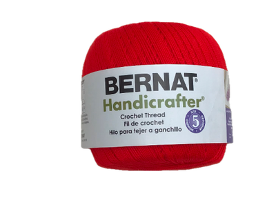 Bernat Handicrafter, Perfect Red, Crochet Thread
