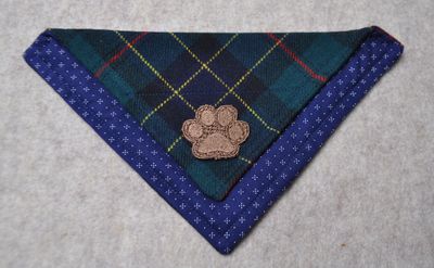 Dog Neckerchief That Slides Onto Collar