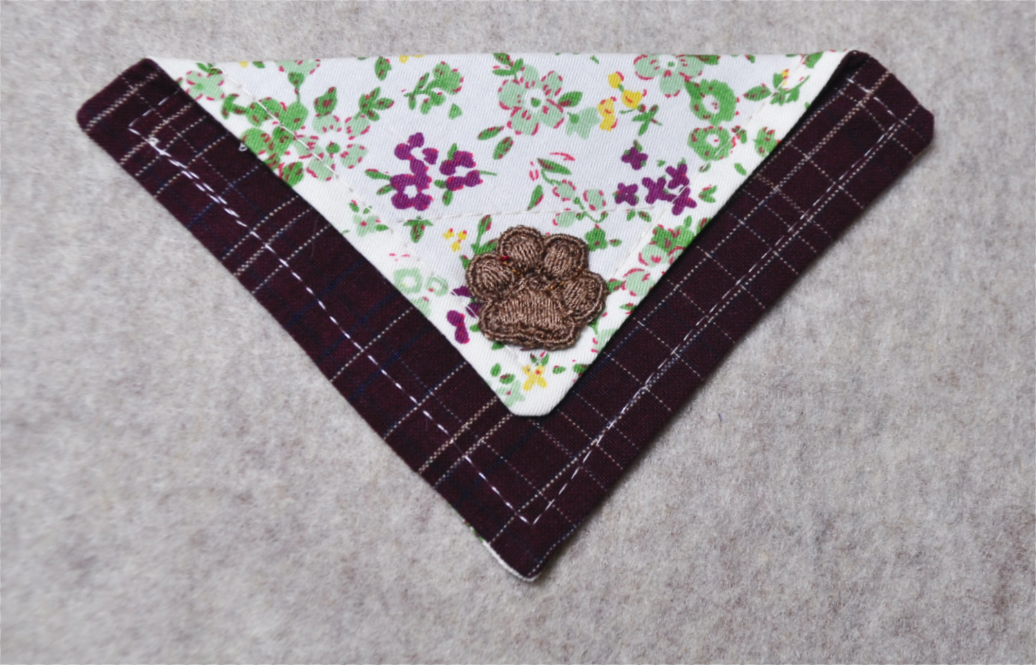 Dog Neckerchief That Slides Onto Collar