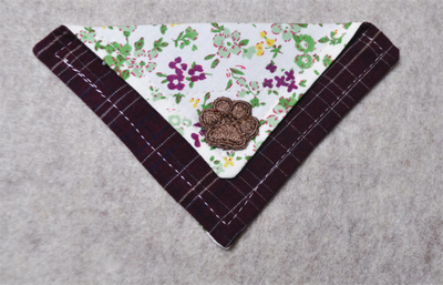 Dog Neckerchief That Slides Onto Collar