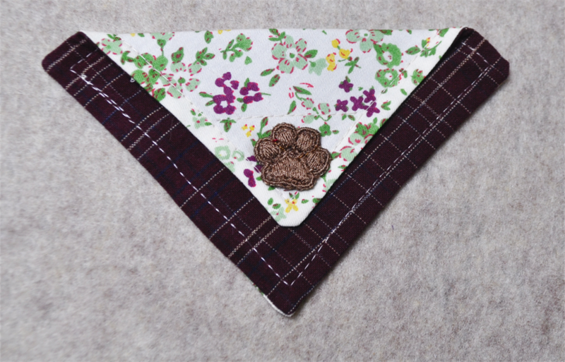 Dog Neckerchief That Slides Onto Collar