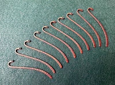 Antique Bronze Metal Shepherd's Hook | Set of 10