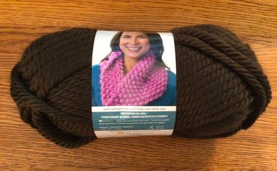 Bernat Mega Bulky Yarn, Mocha Brown