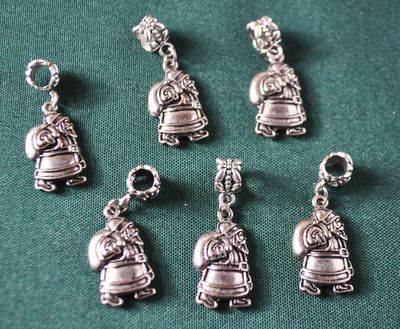 Vintage Style Christmas Dangle Bead Charm