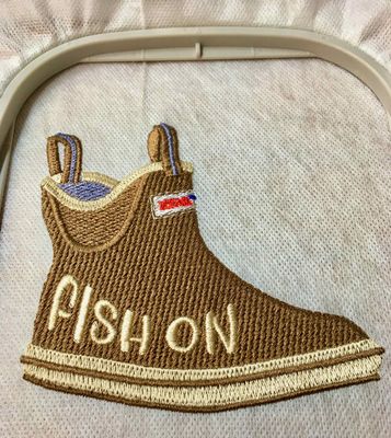 Embroidered XtraTuff Boot with Chain