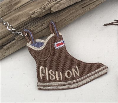 Embroidered XtraTuff Boot with Chain