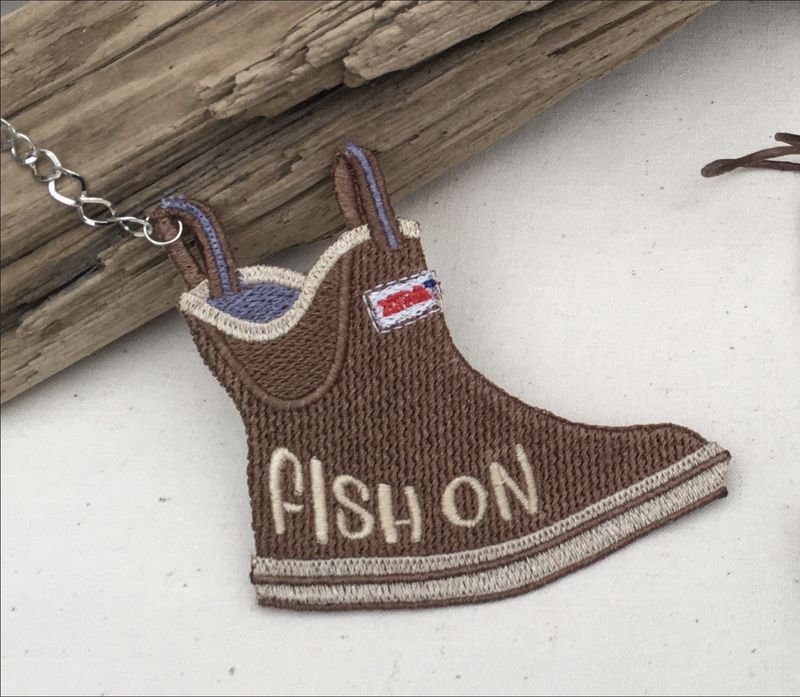 Embroidered XtraTuff Boot with Chain