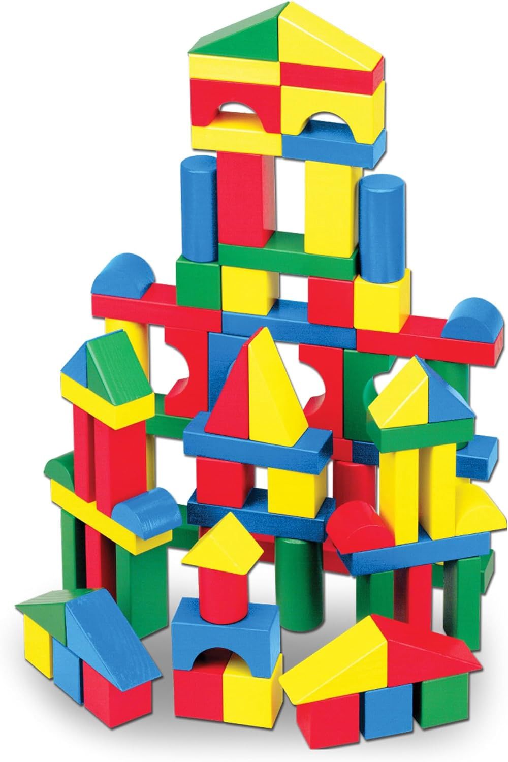 Melissa &amp; Doug - 100 Wooden Blocks