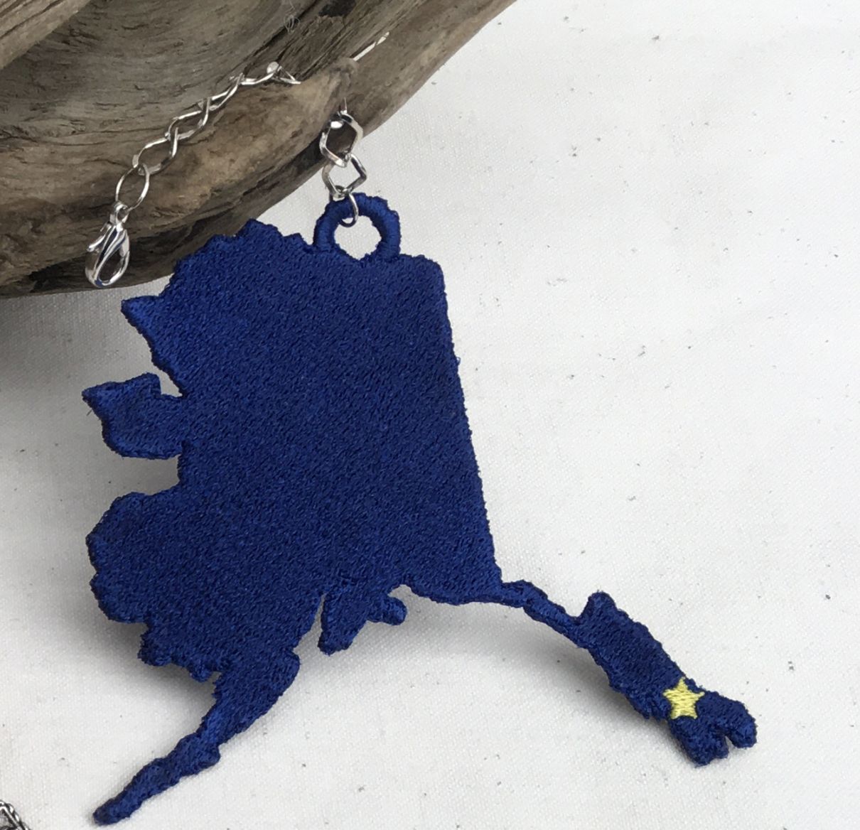 Embroidered Alaska State Star