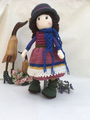 Grace - A Handmade Crocheted Doll