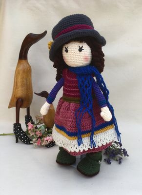 Grace - A Handmade Crocheted Doll