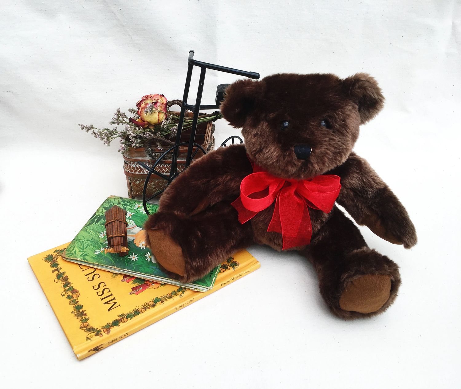 Plush Brown Fur Bear | Stuffed Teddy Bear