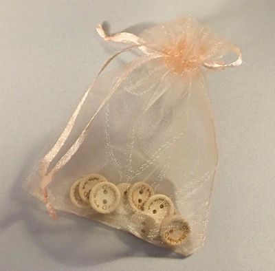 Wood Buttons | Handmade With Love | 2 Hole Button | Bag of 10