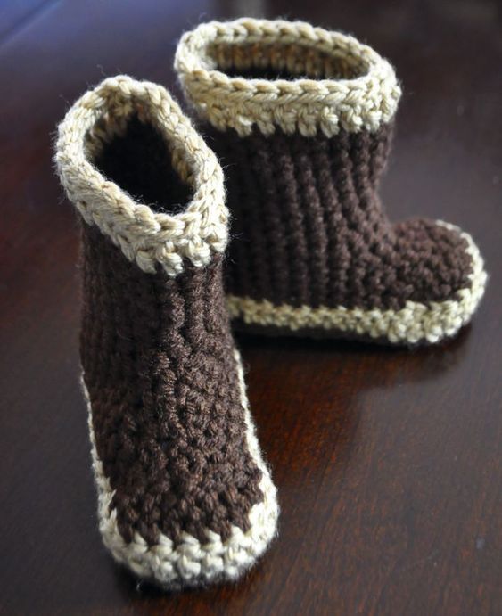 Crocheted Newborn XtraTuff Boots