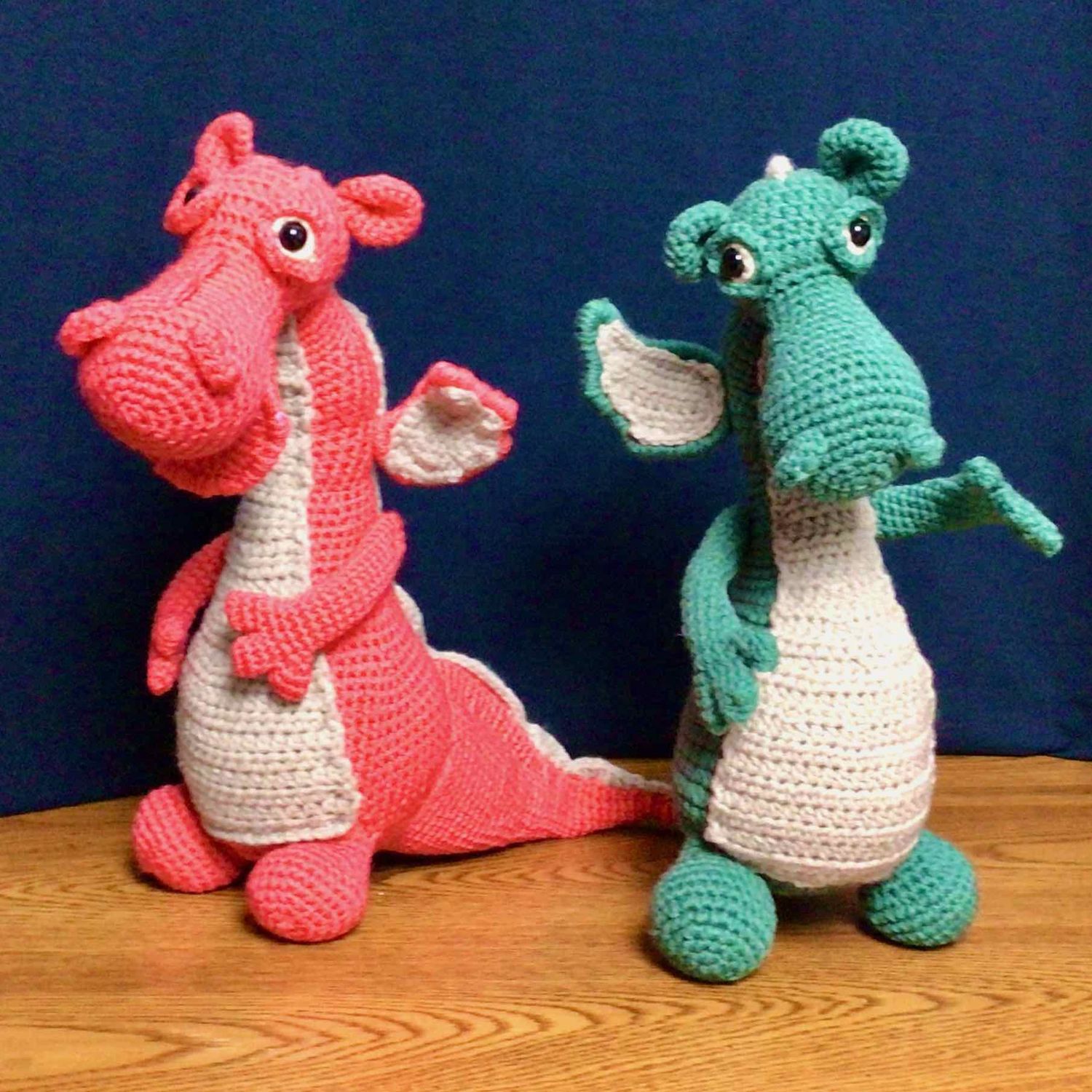 Dragon - Green or Salmon