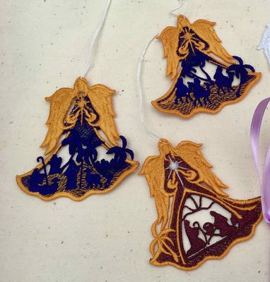 Embroidered Christmas Ornament