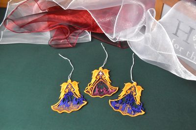 Embroidered Christmas Ornament