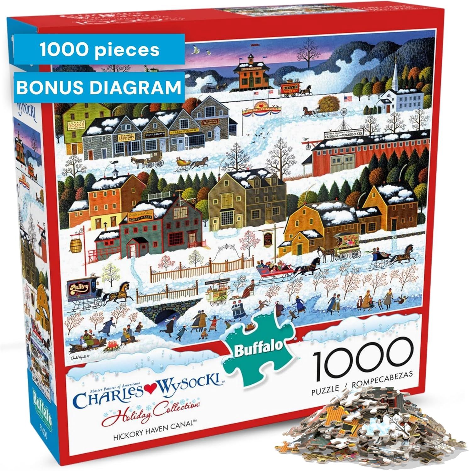 Hickory Haven Canal 1000pc Puzzle