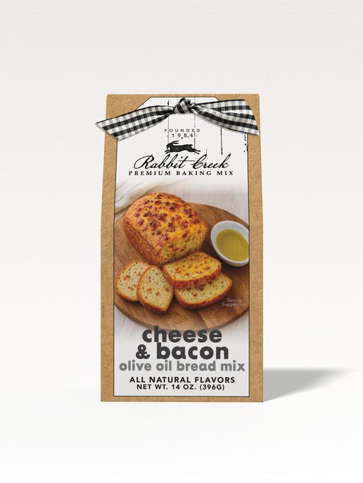 Cheese &amp; Bacon Olive Oil Bread - Rabbit Creek