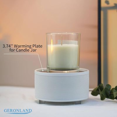 Ceramic 3 in 1 Wax Melt, Candle Warmer, Essential Oil - White