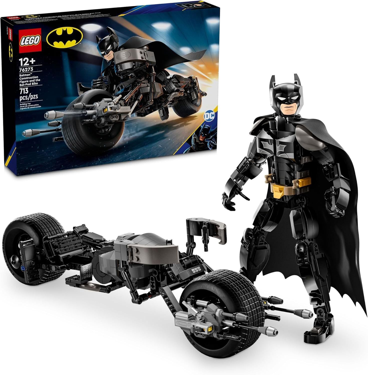 LEGO Batman Construction Figure and the Bat-Pod Bike 76273