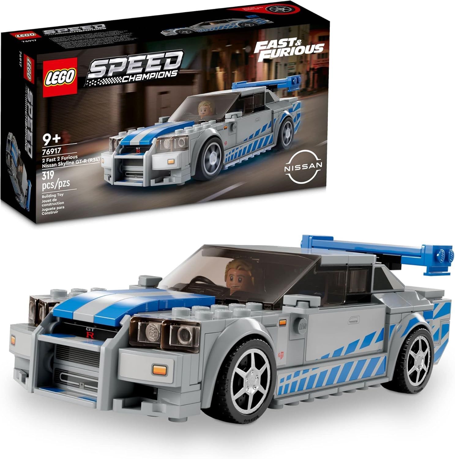 LEGO Speed Champions 2 Fast 2 Furious Nissan  Skyline GT-R 76917