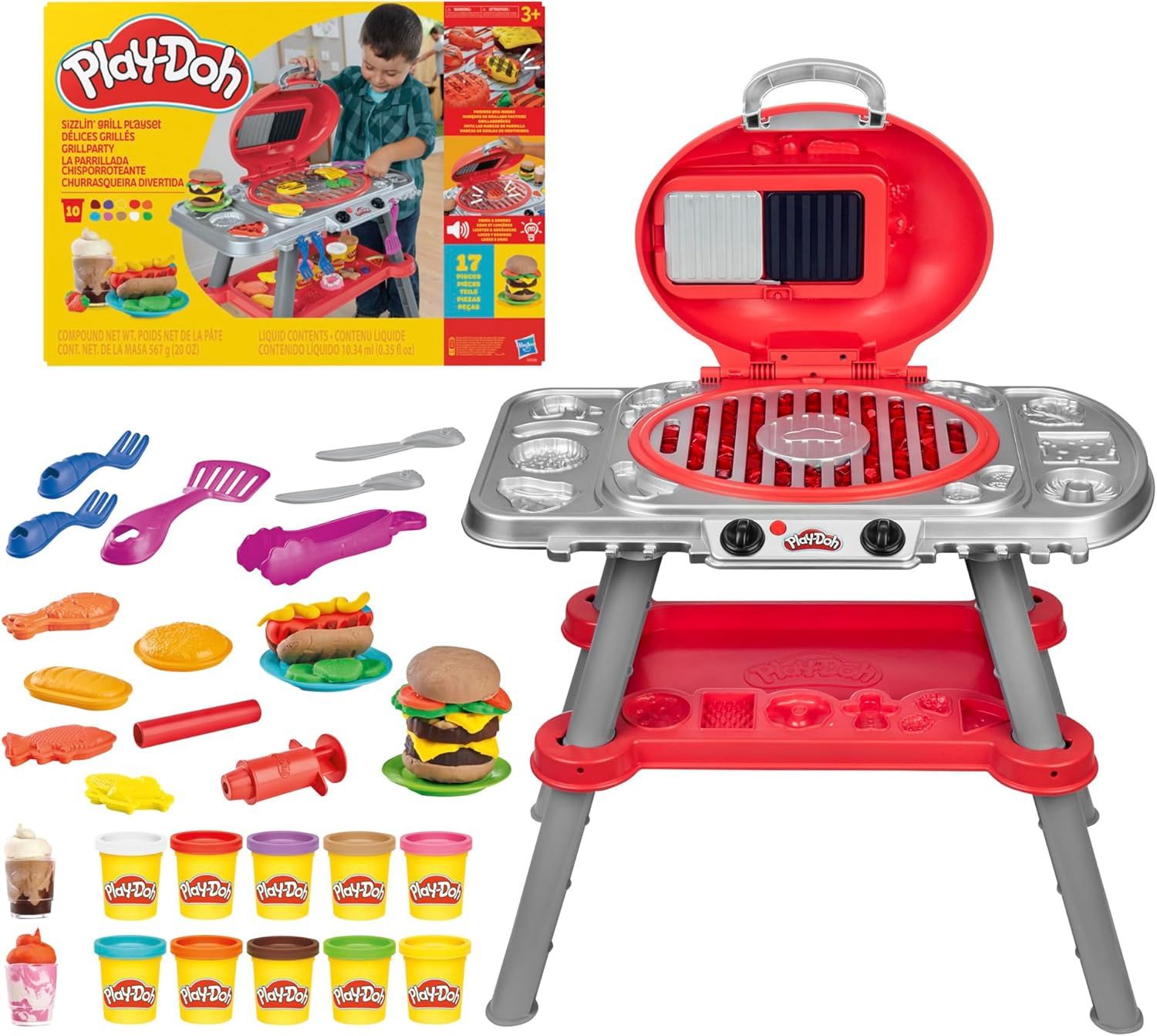 Play-Doh Sizzling Grill Playset