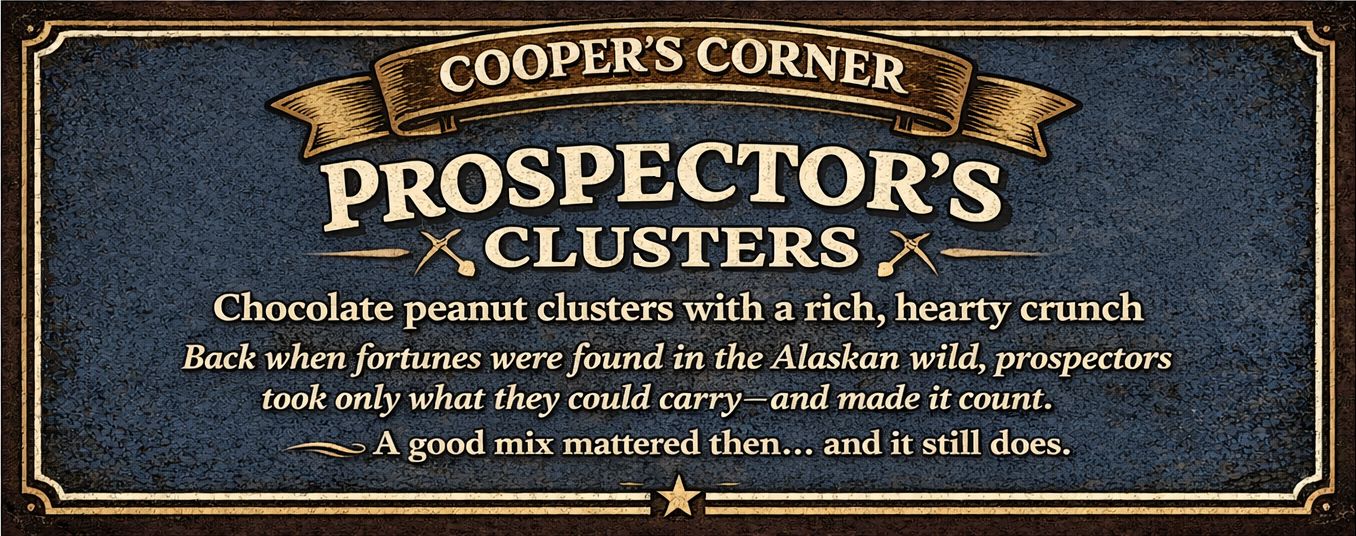 Prospector's Chocolate Peanut Clusters