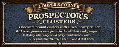 Prospector's Chocolate Peanut Clusters