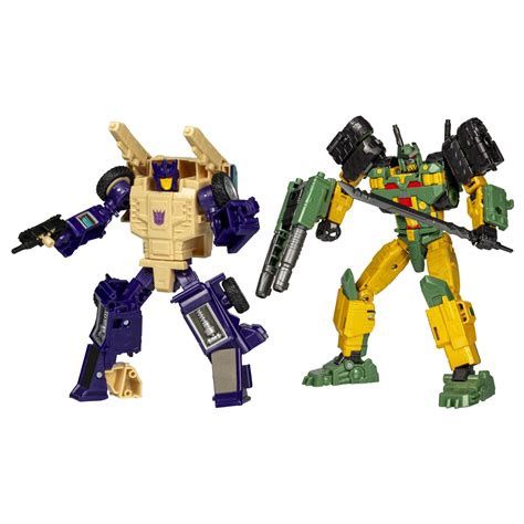 Transformers Legacy United Doom ‘n Destruction Collection, Bludgeon &amp; Rukus, Mayhem Attack Squad Converting Action Figure 2-Pack