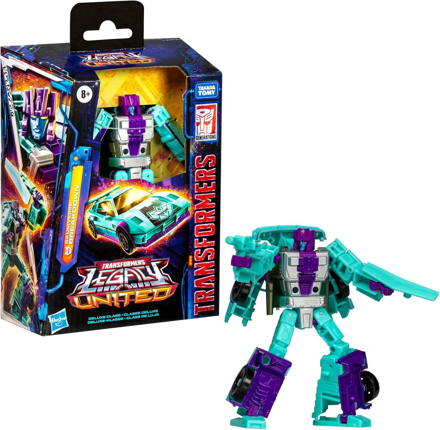 Transformers Legacy Deluxe Class G2 Universe Breakdown, 5.5-inch Converting Action Figure