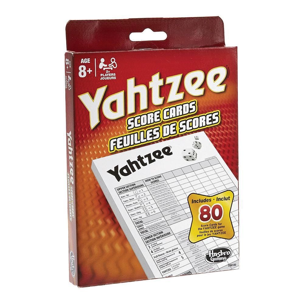 Yahtzee Score Cards - 80 Cards