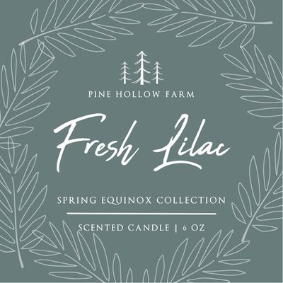 Candle - Fresh Lilac Wood Wick