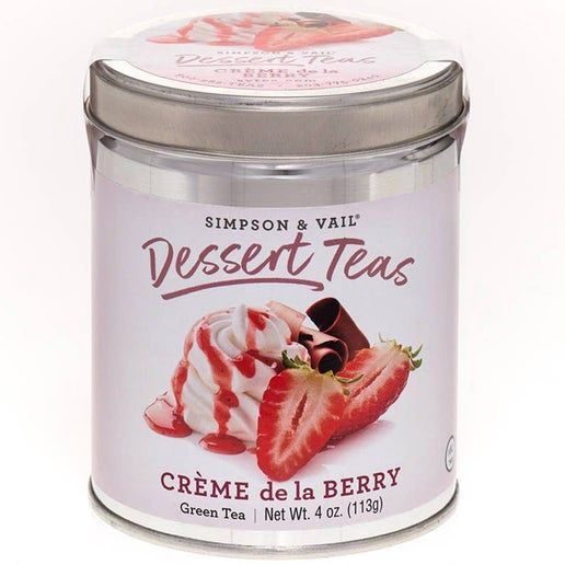 Simpson &amp; Vail - Crème de la Berry Green Dessert Tea - 4 Ounce Tin