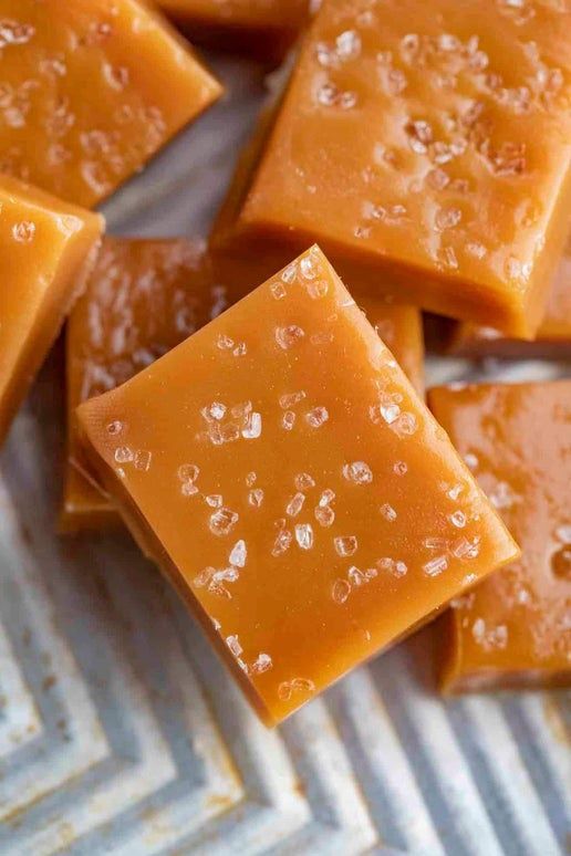 Old Fashioned, Gourmet SEA SALT Caramels: 12 count