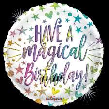 Magical Birthday 18" Mylar