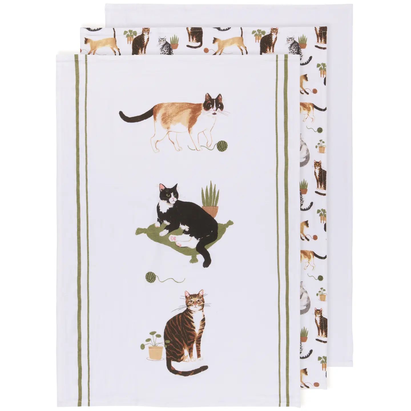Cat Collective Bakers Floursack Dishtowel
