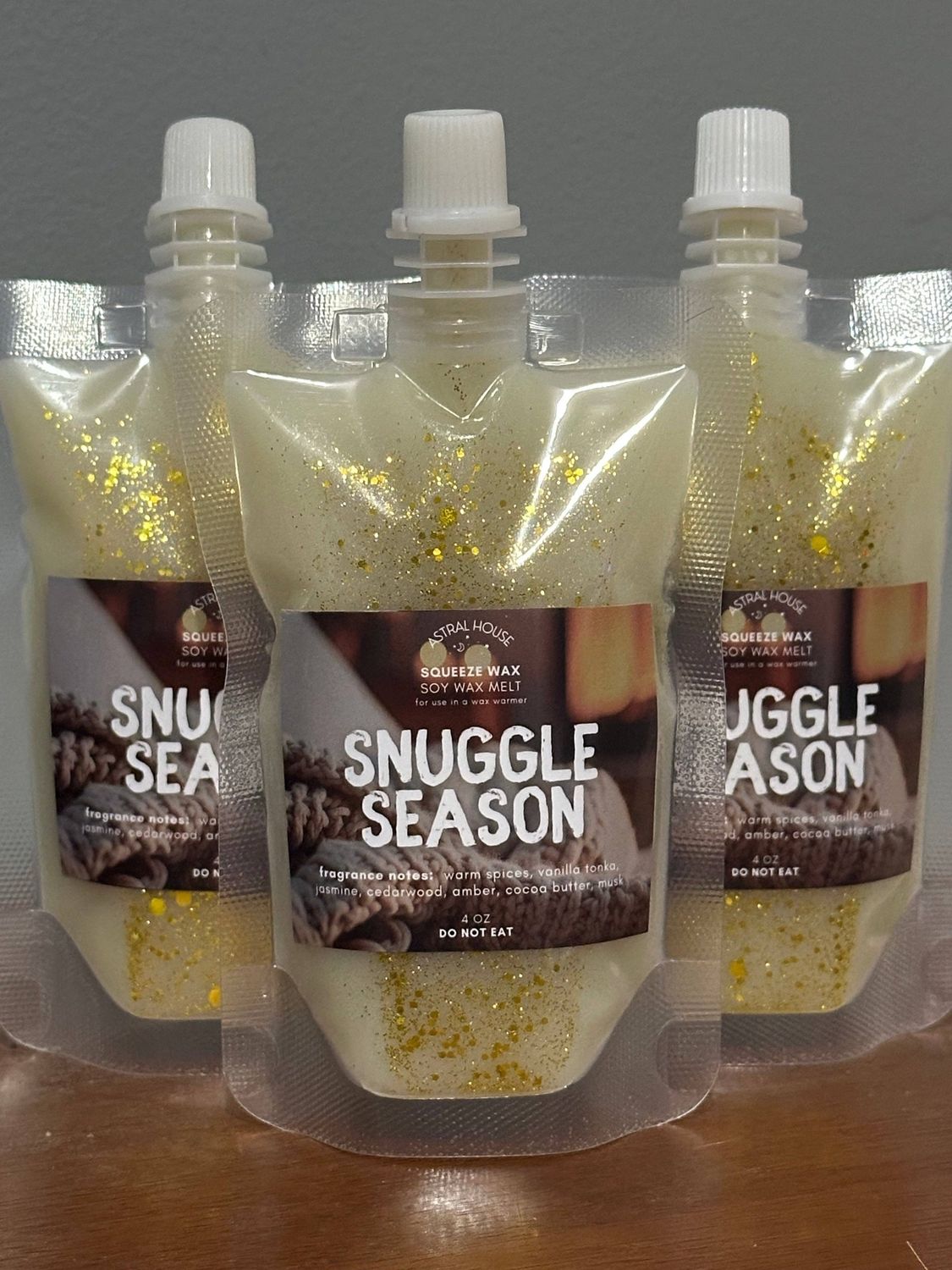 ‘Snuggle Season’ Squeezable Soy Wax Melt