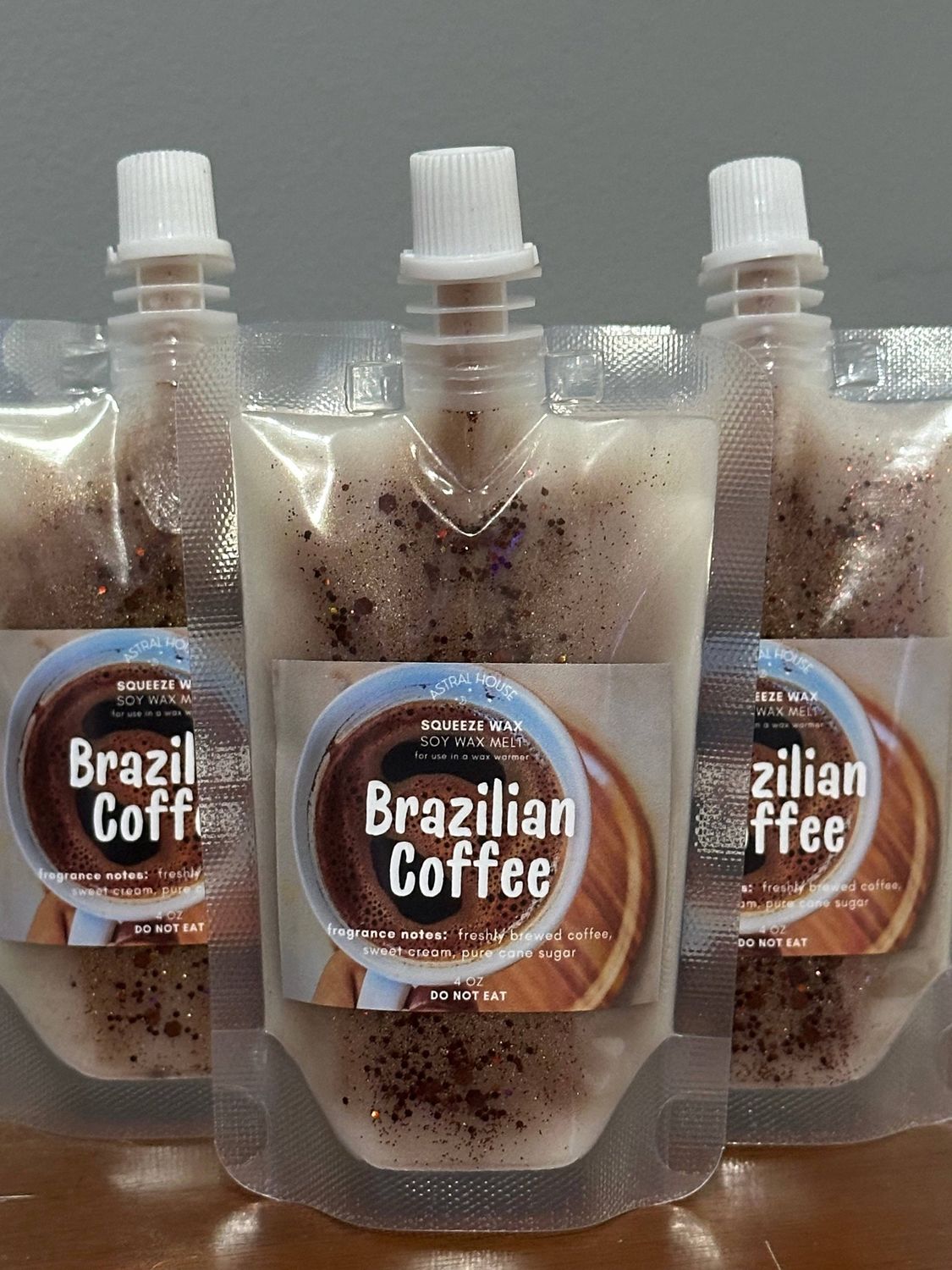 ‘Brazilian Coffee' Squeeze Wax™ Squeezable Soy Wax Melt