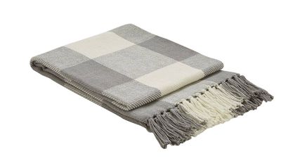 Wicklow Check Throw - Dove