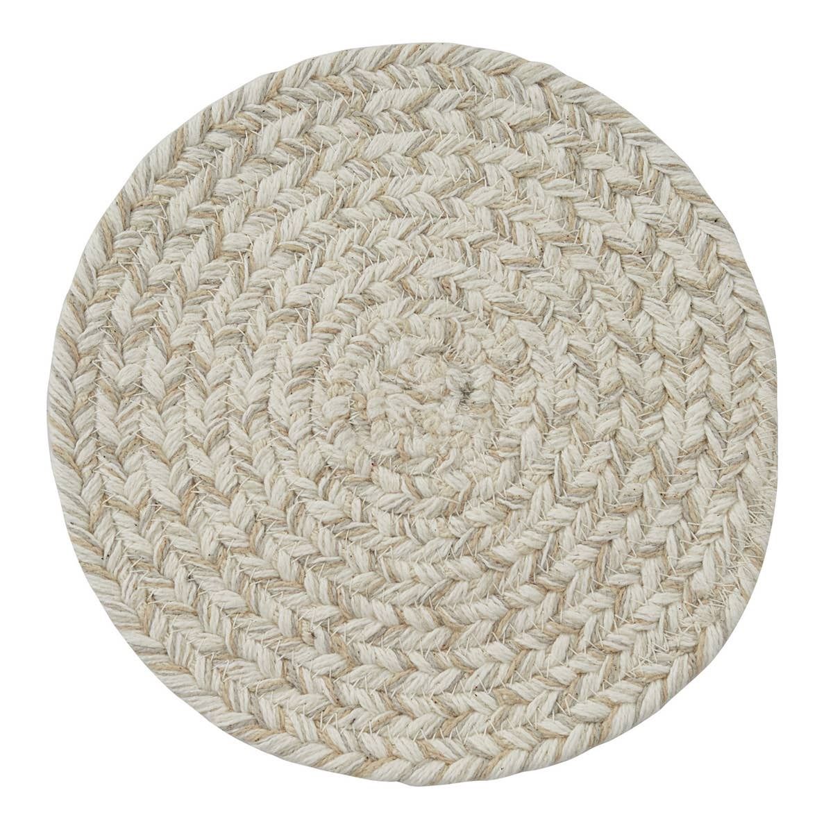 Spice Bin Braided Trivet - Sea Salt