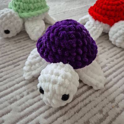 Handmade Stuffed Baby Turtle