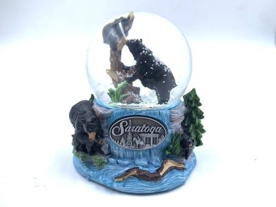 Black Bear 2 Snow Globe Wrangell Alaska