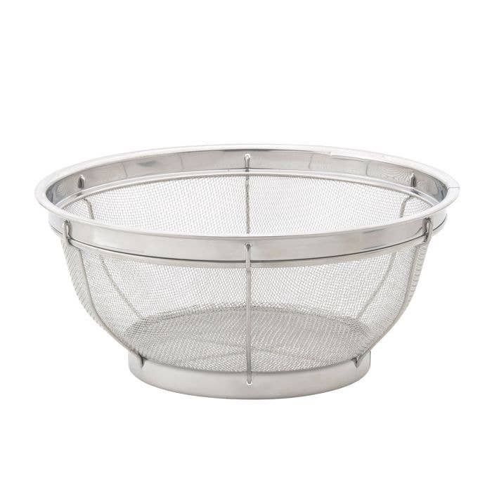 Reinforced Mesh Stainless Steel Colander, 11.5in