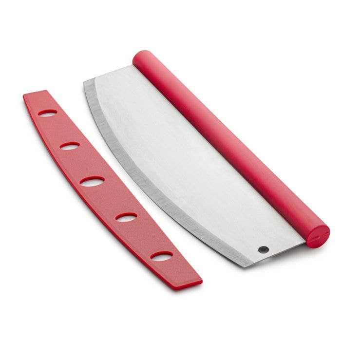 Fantes Cousin Luca's Rocking Pizza Cutter With Blade Guard