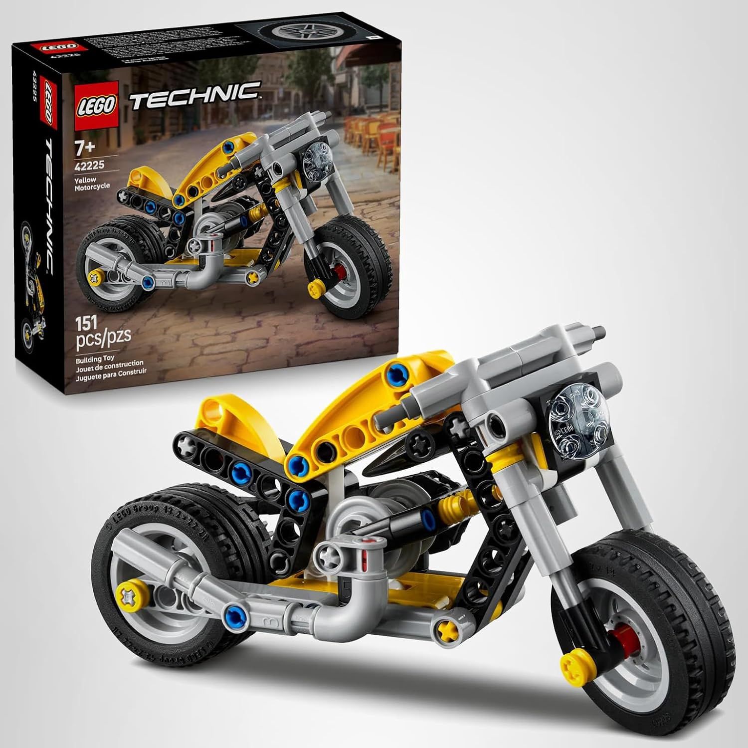 LEGO Technic Yellow Motorcycle 42225